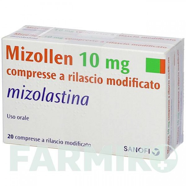 МІЗОЛЛЕН (MIZOLLEN) 10 мг таблетки 50 шт - Мізоластин AXICORP PHARMA
