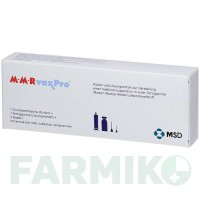 ММР ВАКСПРО (MMR VAXPRO) порошок 0,5 мл - Корь - паротит - краснуха живая вакцина 1 0 1 CAREFARM