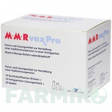 ММР ВАКСПРО (MMR VAXPRO) шприци 10x0,5 мл - Корь - паротит - краснуха живая вакцина AXICORP PHARMA