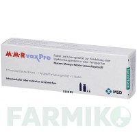 ММР ВАКСПРО (MMR VAXPRO) шприци 0,5 мл - Кір - паротит - краснуха жива вакцина EURIMPHARM