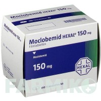 МОКЛОБЕМІД (MOCLOBEMID) 150 мг таблетки 100 шт - Моклобемід HEXAL