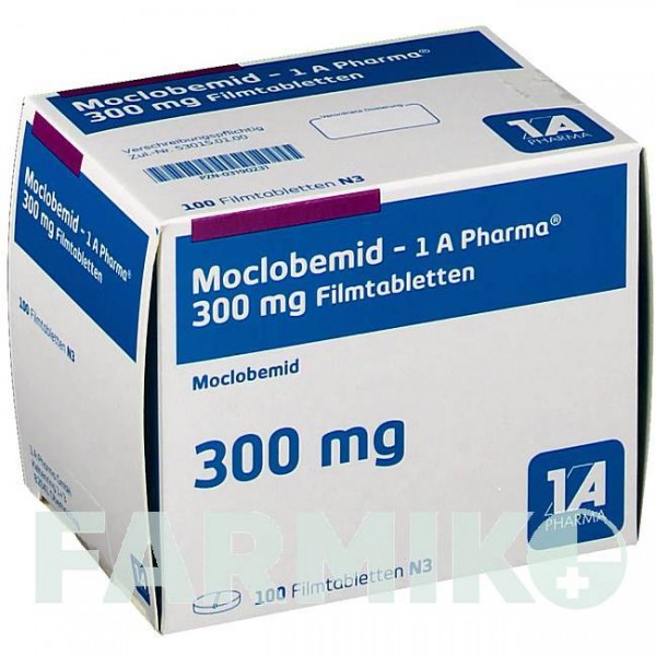 МОКЛОБЕМИД (MOCLOBEMID) 300 мг таблетки 100 шт - Моклобемид 1 A PHARMA