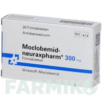 МОКЛОБЕМІД (MOCLOBEMID) 300 мг таблетки 20 шт - Моклобемід NEURAXPHARM