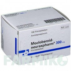 МОКЛОБЕМІД (MOCLOBEMID) 300 мг таблетки 100 шт - Моклобемід NEURAXPHARM