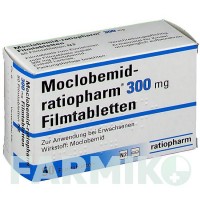 МОКЛОБЕМИД (MOCLOBEMID) 300 мг таблетки 50 шт - Моклобемид RATIOPHARM