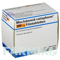 МОКЛОБЕМІД (MOCLOBEMID) 300 мг таблетки 100 шт - Моклобемід RATIOPHARM