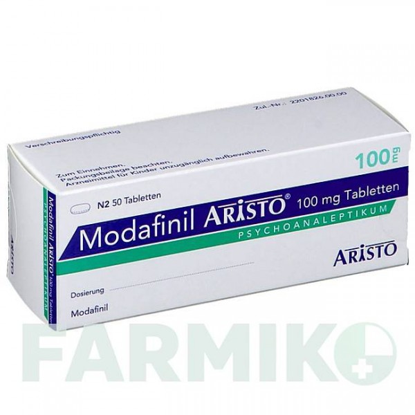 МОДАФИНИЛ (MODAFINIL) 100 мг таблетки 50 шт - Модафинил ARISTO PHARMA