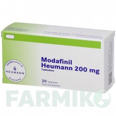 МОДАФИНИЛ (MODAFINIL) 200 мг таблетки 20 шт - Модафинил HEUMANN PHARMA