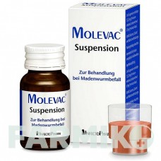 МОЛЕВАК (MOLEVAC) суспезия 2x25 мл - Пирвиний INFECTOPHARM