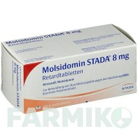 МОЛСИДОМІН (MOLSIDOMIN) 8 мг таблетки 100 шт - Молсидомін STADAPHARM