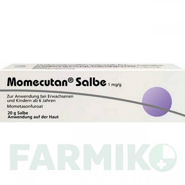 МОМЕКУТАН (MOMECUTAN) 1 мг/г мазь 20 г - Мометазон DERMAPHARM