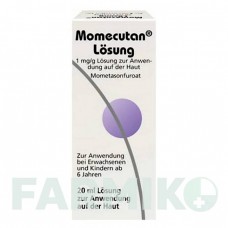МОМЕКУТАН (MOMECUTAN) 1 мг/г розчин 20 мл - Мометазон DERMAPHARM