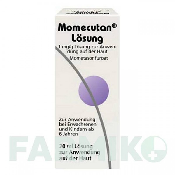 МОМЕКУТАН (MOMECUTAN) 1 мг/г раствор 20 мл - Мометазон DERMAPHARM