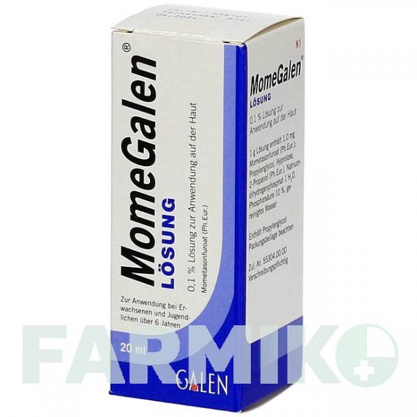 МОМЕГАЛЕН (MOMEGALEN) 0,1% розчин 20 мл - Мометазон GALENPHARMA