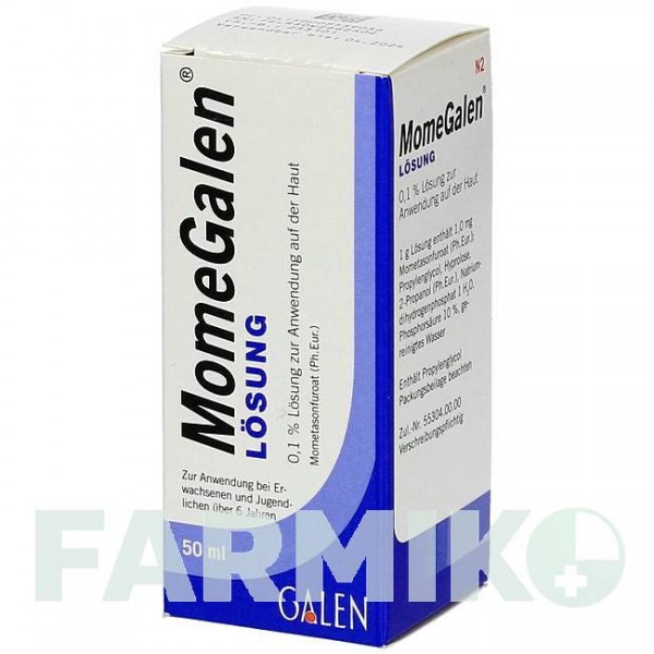 МОМЕГАЛЕН (MOMEGALEN) 0,1% раствор 50 мл - Мометазон GALENPHARMA