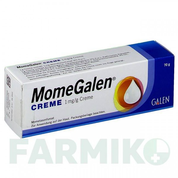 МОМЕГАЛЕН (MOMEGALEN) 1 мг/г крем 70 г - Мометазон GALENPHARMA