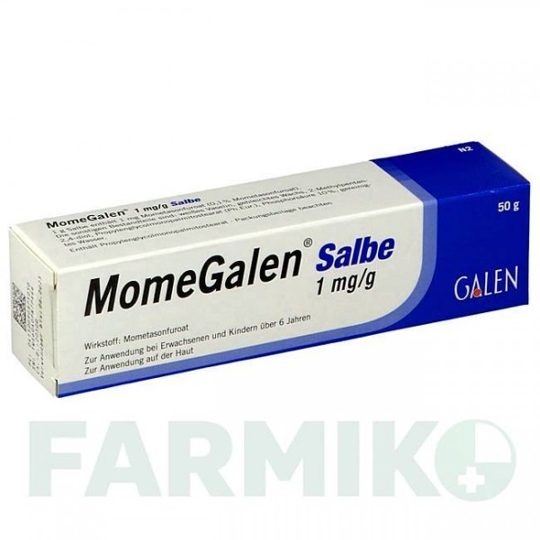 МОМЕГАЛЕН (MOMEGALEN) 1 мг/г мазь 50 г - Мометазон GALENPHARMA