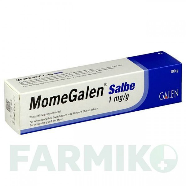 МОМЕГАЛЕН (MOMEGALEN) 1 мг/г мазь 100 г - Мометазон GALENPHARMA