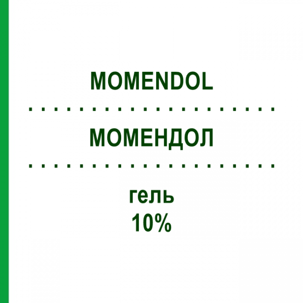 МОМЕНДОЛ (MOMENDOL) 10% гель 50 г - Напроксен ANGELINI