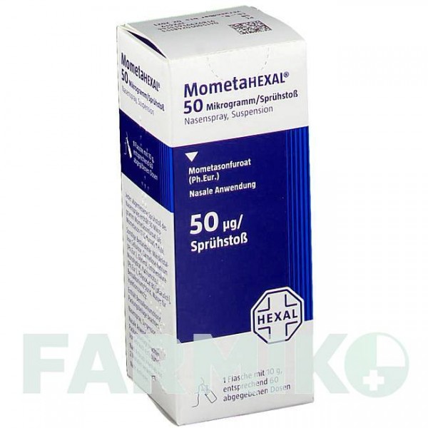 МОМЕТАГЕКСАЛ (MOMETAHEXAL) 50 мкг/доза 60 доз спрей 10 г - Мометазон HEXAL