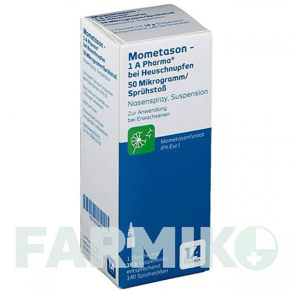 МОМЕТАЗОН (MOMETASON) 50 мкг/доза 140 доз спрей 18 г - Мометазон 1 A PHARMA