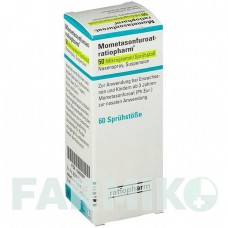 МОМЕТАЗОНФУРОАТ (MOMETASONFUROAT) 50 мкг/доза 60 доз спрей 10 г - Мометазон RATIOPHARM