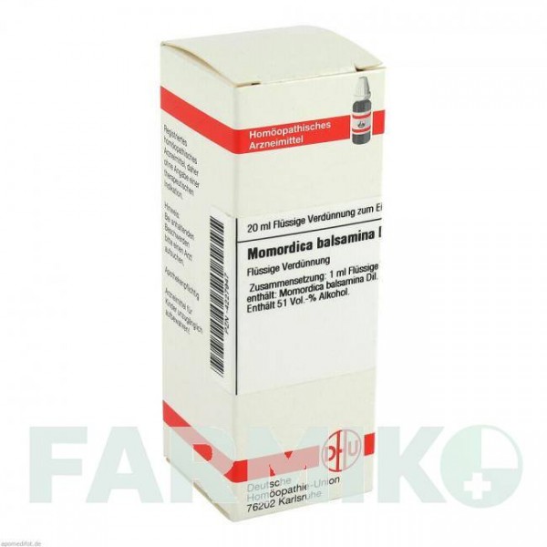МОМОРДИКА БАЛЬСАМИНА (MOMORDICA BALSAMINA) D 6 раствор 20 мл - Гомеопатия DHU