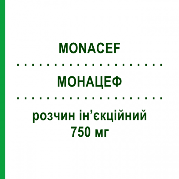 МОНАЦЕФ (MONACEF) 750 мг раствор инъекционный 1 шт - Цефуроксим ESSETI FARMACEUTICI