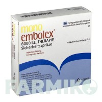 МОНО ЕМБОЛЕКС (MONO EMBOLEX) 8000 МО розчин 10 шт - Сертопарин VIATRIS