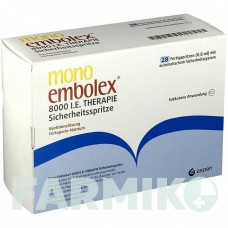 МОНО ЭМБОЛЕКС (MONO EMBOLEX) 8000 МЕ раствор 28 шт - Сертопарин VIATRIS