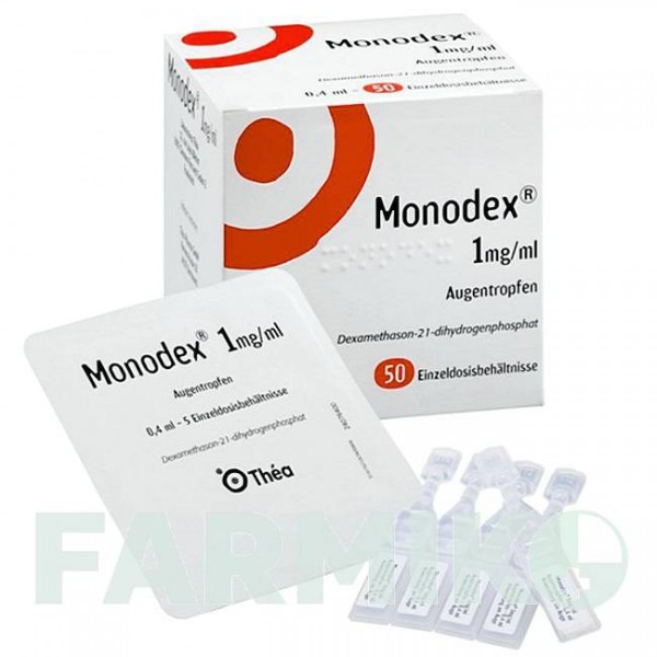 МОНОДЕКС (MONODEX) 1 мг/мл капли 50x0,4 мл - Дексаметазон THEA FARMA