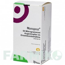 МОНОПОСТ (MONOPOST) 50 мкг/мл піпетки 90x0,2 мл - Латанопрост EMRA-MED