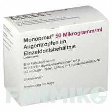 МОНОПРОСТ (MONOPROST) 50 мкг/мл піпетки 90x0,2 мл - Латанопрост 2CARE4
