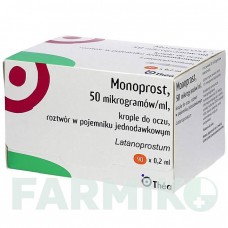 МОНОПРОСТ (MONOPROST) 50 мкг/мл пипетки 90x0,2 мл - Латанопрост ACA MULLER-ADAG PHARMA