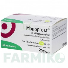 МОНОПРОСТ (MONOPROST) 50 мкг/мл пипетки 30x0,2 мл - Латанопрост FD PHARMA