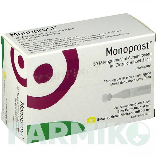 МОНОПРОСТ (MONOPROST) 50 мкг/мл піпетки 30x0,2 мл - Латанопрост KOHLPHARMA