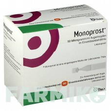 МОНОПРОСТ (MONOPROST) 50 мкг/мл пипетки 90x0,2 мл - Латанопрост KOHLPHARMA