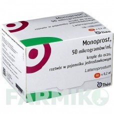 МОНОПРОСТ (MONOPROST) 50 мкг/мл піпетки 90x0,2 мл - Латанопрост PB PHARMA