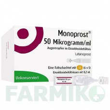 МОНОПРОСТ (MONOPROST) 50 мкг/мл піпетки 30x0,2 мл - Латанопрост THEA FARMA