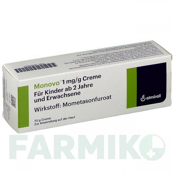 МОНОВО (MONOVO) 1 мг/г крем 70 г - Мометазон ALMIRALL