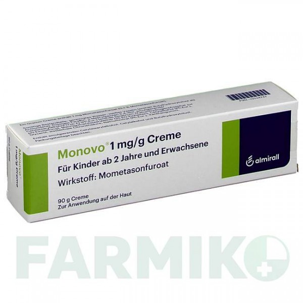 МОНОВО (MONOVO) 1 мг/г крем 90 г - Мометазон ALMIRALL