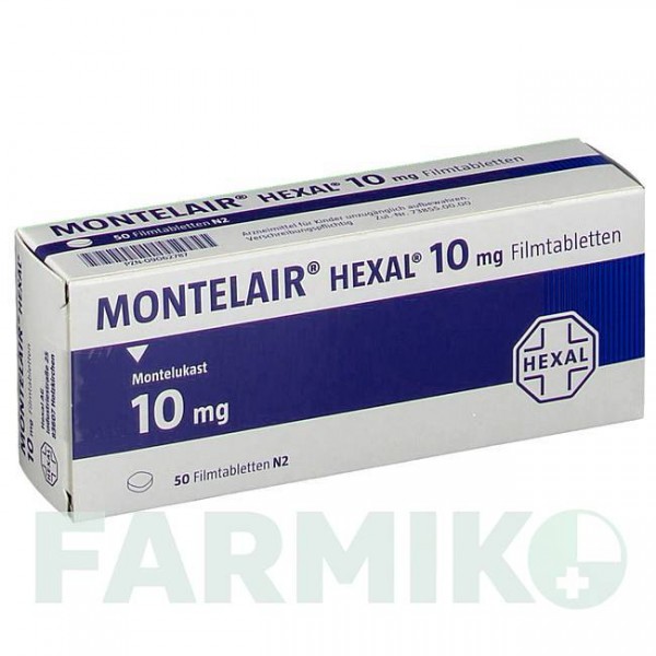 МОНТЕЛАЙР (MONTELAIR) 10 мг таблетки 50 шт - Монтелукаст HEXAL