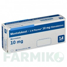 МОНТЕЛУКАСТ (MONTELUKAST) 10 мг таблетки 50 шт - Монтелукаст 1 A PHARMA