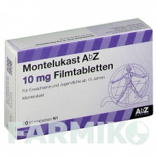 МОНТЕЛУКАСТ (MONTELUKAST) 10 мг таблетки 20 шт - Монтелукаст ABZ PHARMA