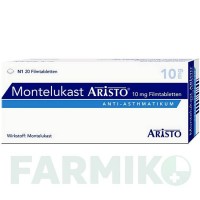 МОНТЕЛУКАСТ (MONTELUKAST) 10 мг таблетки 20 шт - Монтелукаст ARISTO PHARMA