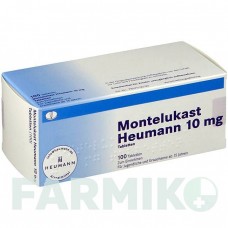 МОНТЕЛУКАСТ (MONTELUKAST) 10 мг таблетки 100 шт - Монтелукаст HEUMANN PHARMA