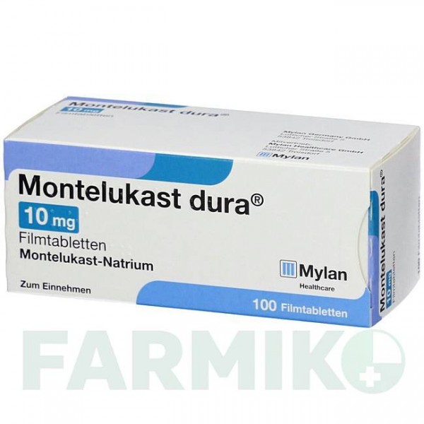 МОНТЕЛУКАСТ (MONTELUKAST) 10 мг таблетки 100 шт - Монтелукаст VIATRIS
