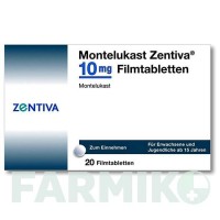 МОНТЕЛУКАСТ (MONTELUKAST) 10 мг таблетки 20 шт - Монтелукаст ZENTIVA