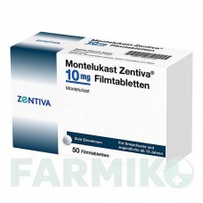 МОНТЕЛУКАСТ (MONTELUKAST) 10 мг таблетки 50 шт - Монтелукаст ZENTIVA
