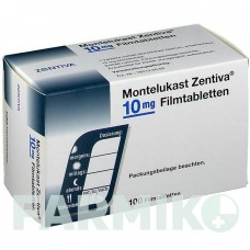 МОНТЕЛУКАСТ (MONTELUKAST) 10 мг таблетки 100 шт - Монтелукаст ZENTIVA